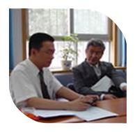 新竹公司總經(jīng)理在建筑材料科學(xué)研究院會(huì)見北京航空航天大學(xué)陳汴琨教授。